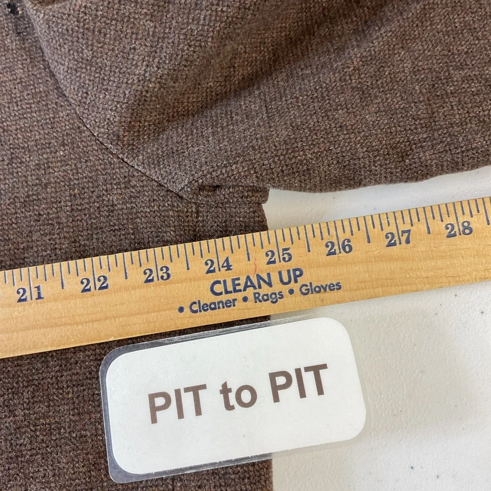 Ermenegildo Zegna Brown Tweed cashmere‎ blazer US 42 IT 52 Long Italy